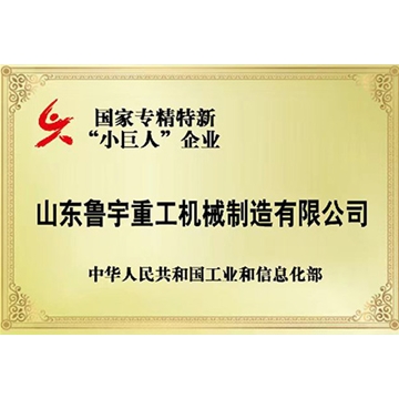 國(guó)家專精特新“小巨人”企業(yè)